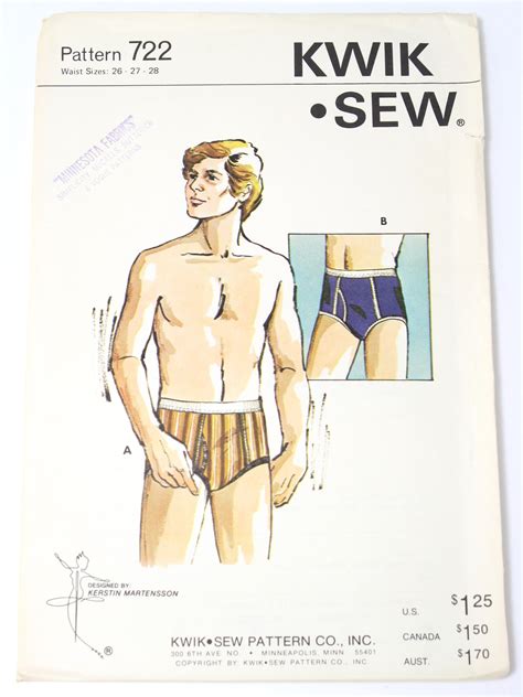 Vintage Kwik Sew Pattern No 722 Seventies Sewing Pattern 70s Kwik