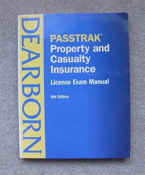 Property And Casualty Insurance License Exam Manual 6th Ed 9780793177394 Ebay