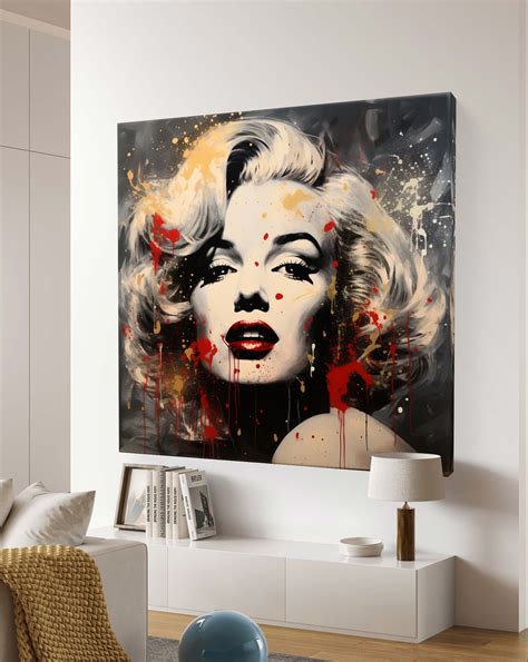 Instant Download Monroe Style Art Marilyn Monroe Wall Art Printable Art Digital