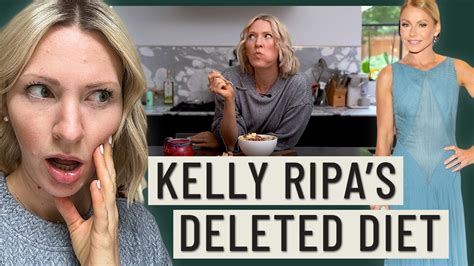 I Tried Eating Kelly Ripas Now Deleted Diet This Is The Worst Ive