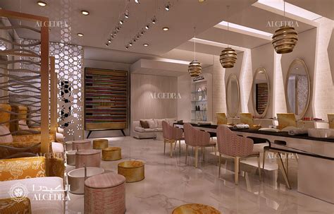 Small Beauty Salon Interior Design In Dubai Algedra Design Archinect