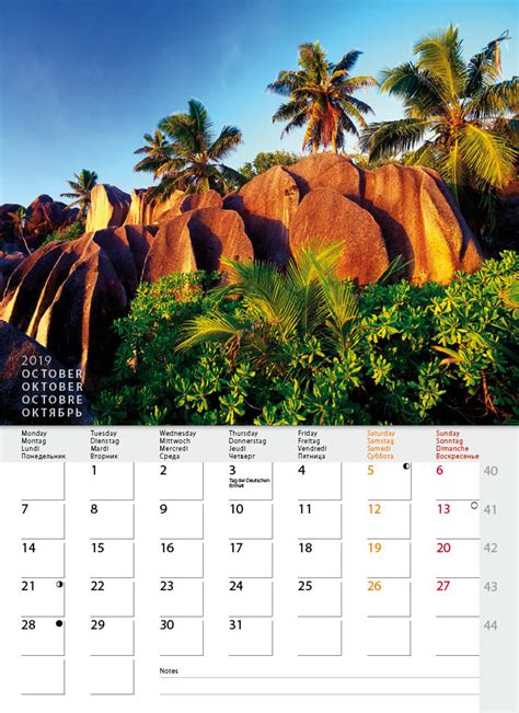Eca Image Calendars From The Seychelles