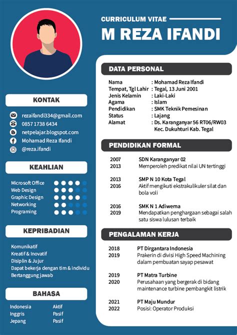Check spelling or type a new query. 15+ Contoh CV (Curriculum Vitae) Lamaran Kerja yang ...