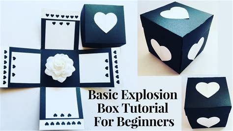Explosion Box Tutorial For Beginners Diy Explosion Box For Birthday