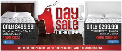 Time to get a fabulous deals by using coupons as well as promo codes for sears.com from our site. Sears Canada One Day Sale: Malania Queen Sleep Set Just ...