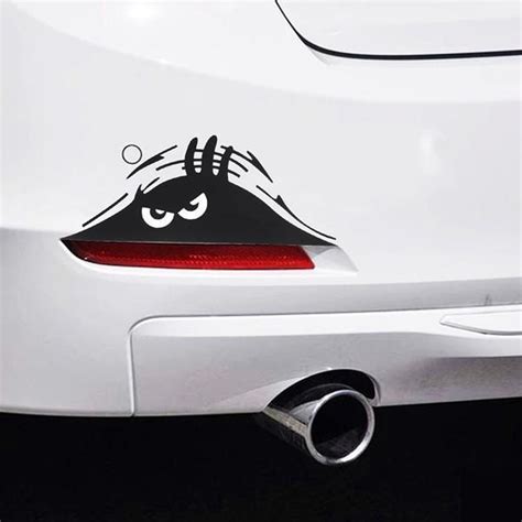 funny peeking monster auto car walls windows sticker vehicle car decals