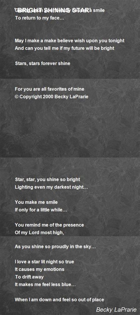 A poem star upon wish 068