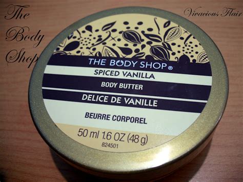 Vivacious Flair The Body Shop Spiced Vanilla Body Butter ~ Review