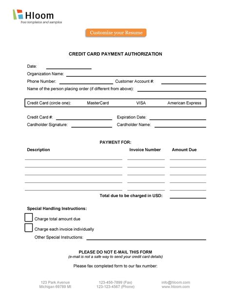 Maybe you would like to learn more about one of these? 43 Credit Card Authorization Forms Templates {Ready-to-Use}