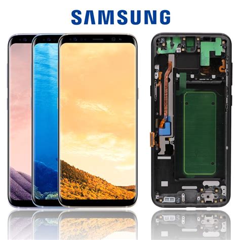 original s8 s8plus display screen for samsung galaxy s8 screen replacement lcd touch digitizer
