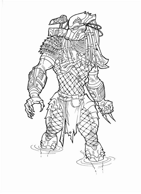 Alien Vs Predator Coloring Pages Coloring Pages For Kids