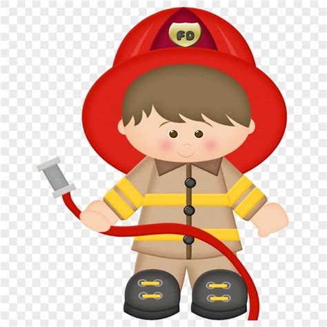 hd firefighter fireman cartoon clipart character png citypng