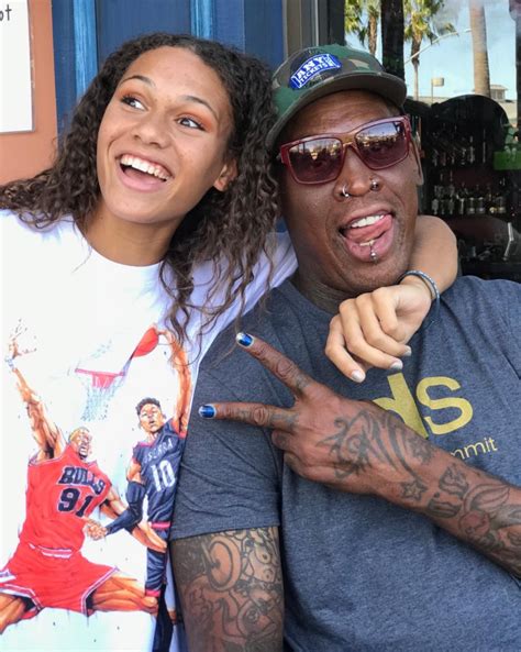 Dennis Rodmans 18 Year Old Daughter Just Made Sports History Twice