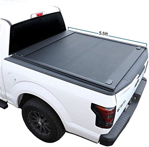 Buy Syneticusa Retractable Hard Tonneau Cover Fits 2011 2023 Ford F 150
