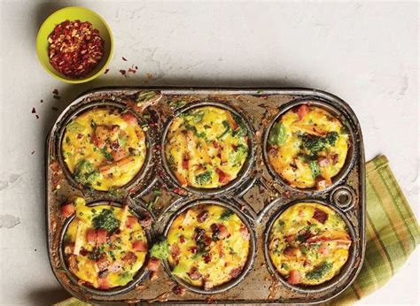 Healthy Muffin Tin Quiches With Smoked Gouda And Ham Recipe Recipe