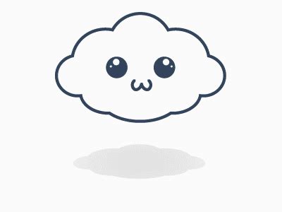 Floating Cloud Gif Cloud Icon Icon Gif Animation Tutorial Cartoon