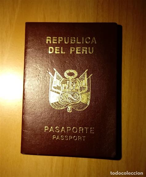 Pasaporte De Peru 2000 Passport Passeport Re Comprar En