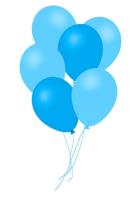 Blue Balloons PNG Picture PNG Arts