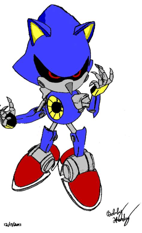 Sonic Generations Classic Metal Sonic Colored By Th3antiguardian On