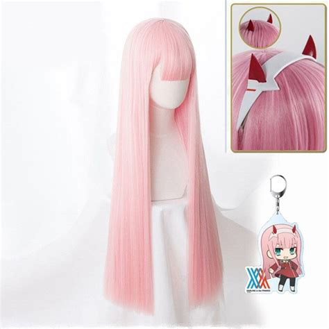 02 Zero Two Cosplay Wig Anime Darling In The Franxx Cosplay Wig Pink