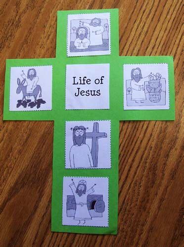 Easter Life Of Jesus Cross Church Sunday School Kids Jesus Crafts