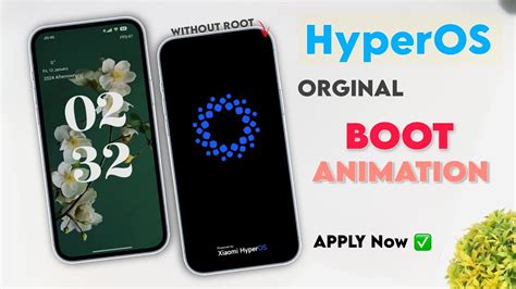 Apply ORGINAL HyperOS Boot Animation Apply Xiaomi HyperOS Boot