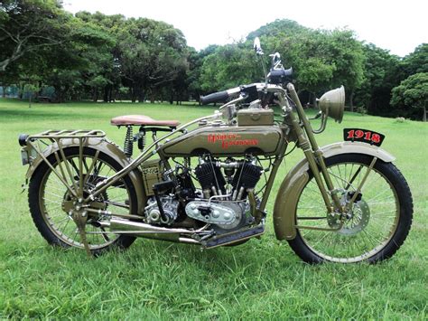 Harley Davidson Vintage 1918 Painted By Paz Vintage Motorcycles