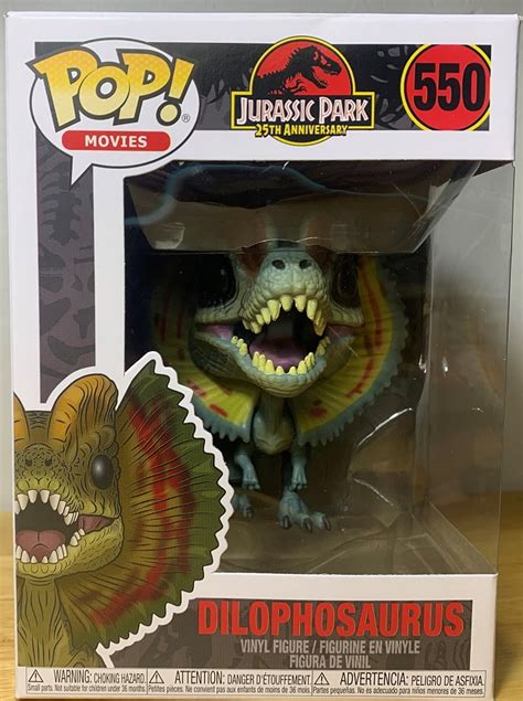 Dilophosaurus Jurassic Park Th Anniversary Pop Movies By Funko