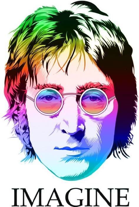 Demo John Lennon Imagine Apple R 6009 1971 Label Repro Vinyl Sticker
