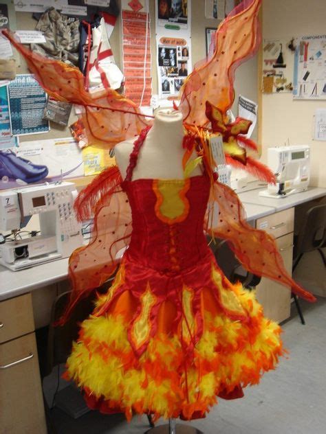 Fire Dress Fire Costume Fairy Costume Goddess Costume