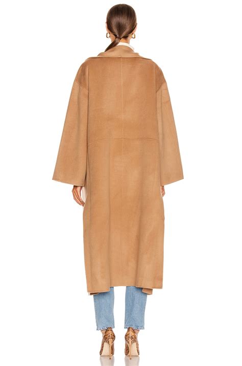 Toteme Annecy Coat In Camel Fwrd