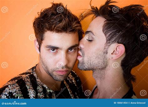 good looking gay couple stock images image 18061454
