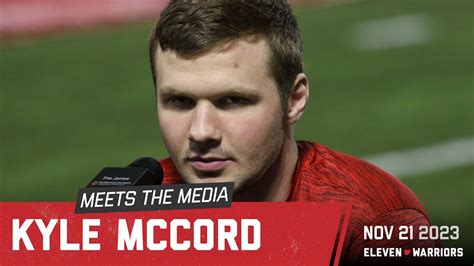Kyle Mccord Discusses Friendship With Jj Mccarthy Preparation For First Start Against