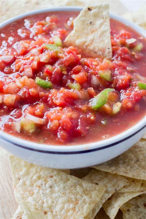Canned Salsa Easy Recipe Made With Canned Tomatoes Recipe Easy