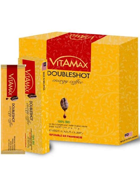 Vitamax Café Double Shot 100 Bio Pour Booster Lendurance