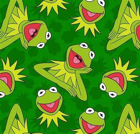 Kermit The Frog Pattern Frog Wallpaper Funny Iphone Wallpaper Hermit