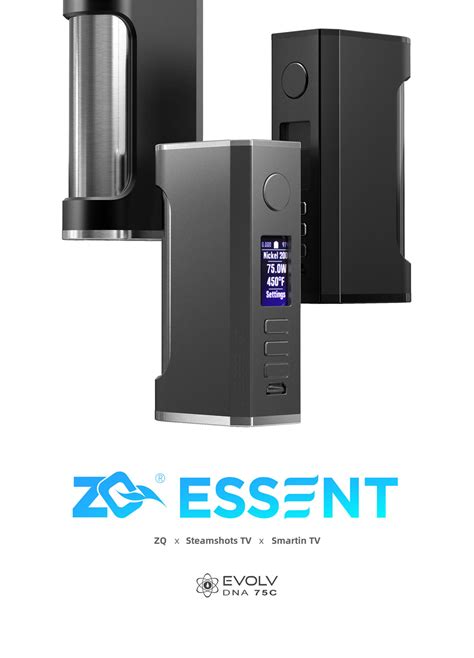 Posts that do not follow these rules will be removed. ZQ Essent DNA75C Box Mod 75W