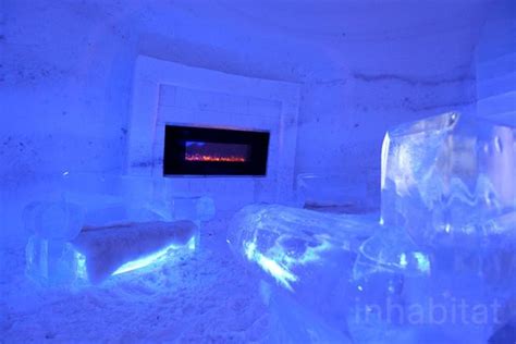 Montreals Snow Village Is A Hotel And Bar Made Entirely From Ice