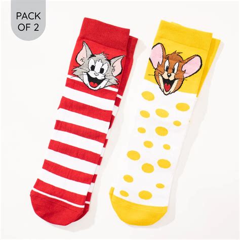 Tom And Jerry Bff Socks Pack Of 2 The Style Salad