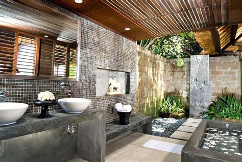 Pin By Sohail Wahid On Douches De Rêve Outdoor Bathroom Design Bali