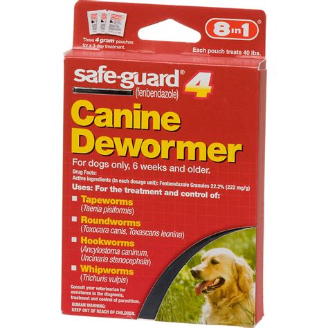 8 In 1 Safe Guard 4 Canine Dewormer Petco