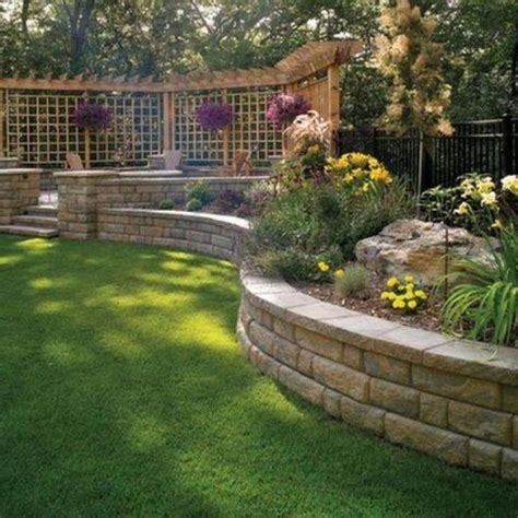 Gorgeous Front Yard Retaining Wall Ideas For Front House 17 Trendecors
