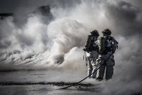 Download Black And White Firefighters Wallpaper Wallpapers Com