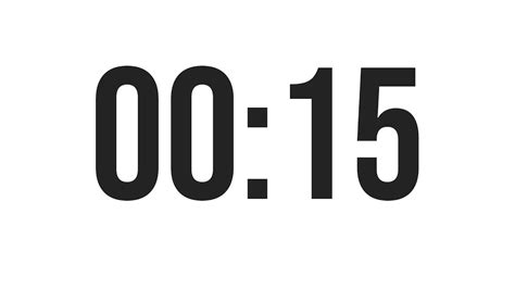 15 Second Countdown Timer Youtube