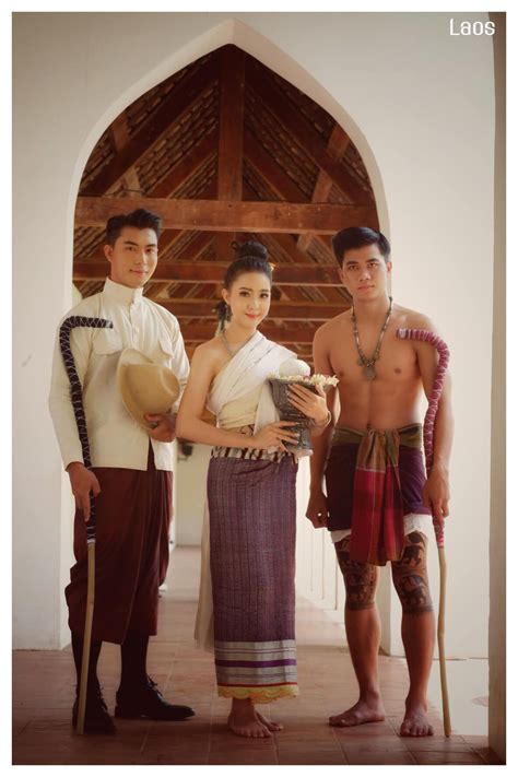 Laos 🇱🇦 Lao Traditional Outfit Traditional Outfits Laos Culture