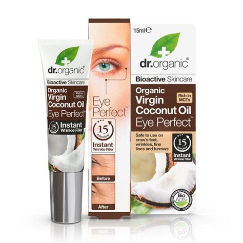 Dr Organic Coconut Oil Eye Perfect Wrinkle Fitlr 15ml Buy Health