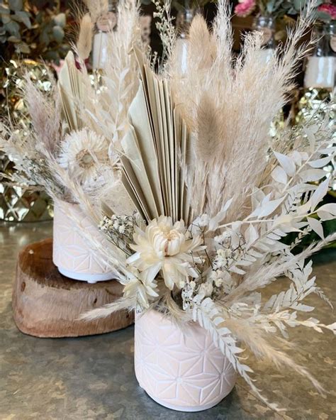 42 Beautiful Dried Flower Wedding Centerpieces Weddingomania