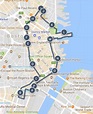 Walk, Eat, and Drink through Boston Sightseeing Walking Tour Map and ...
