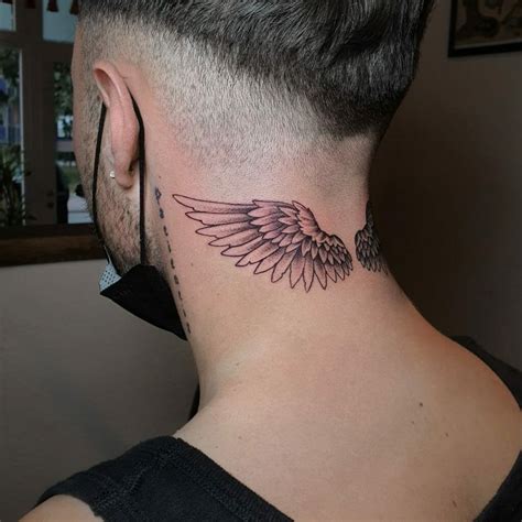 Share 98 About Angel Wings Tattoo Neck Meaning Latest Indaotaonec
