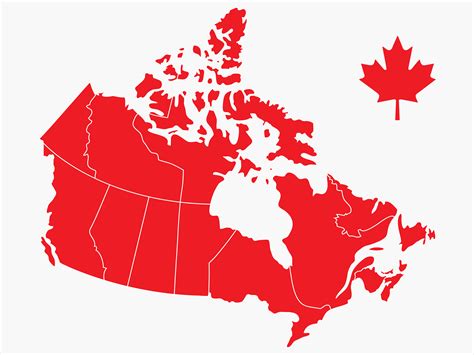 Canada Day Vector Map 226386 Vector Art At Vecteezy
